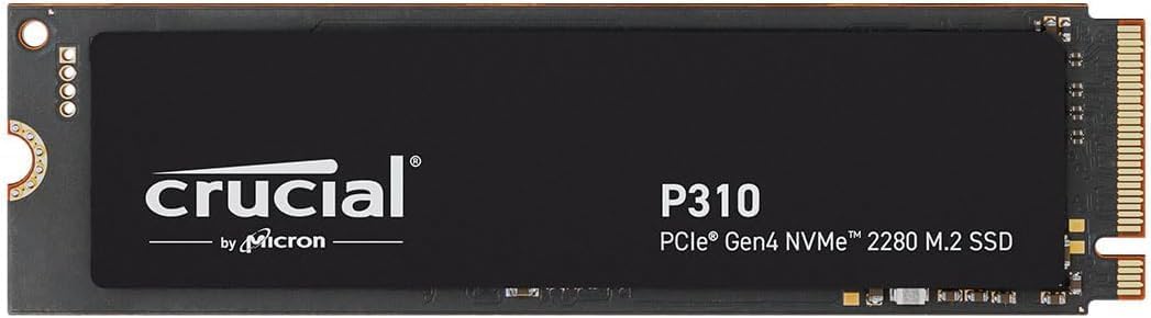 Upgrade your system with the Crucial P310 and unlock Gen4 performance with blazing-fast speeds of up to 7,100 MB/s. Whether you're gaming, transferring large files, or running demanding applications, this SSD delivers next-level responsiveness and efficiency.
