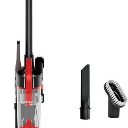 BISSELL CleanView Compact Upright Vacuum delivers powerful suction in a lightweight, space-saving design—perfect for dorms and apartments.