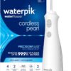 Waterpik Cordless Pearl offers powerful, portable flossing with 4 tips and 2 pressure settings—perfect for teeth, gums, braces, and travel.