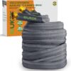 Ultra-light 600ft garden hose with kink-free, flexible design; made with safe, lead-free and BPA-free materials.